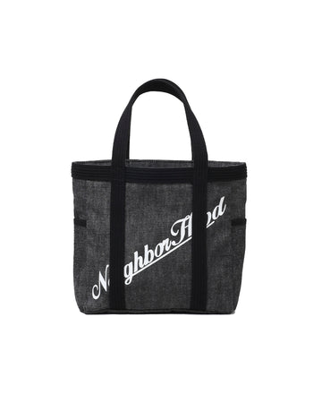 NEIGHBORHOOD-DENIM TOTE BAG-BLACK-252TQNH-CG02