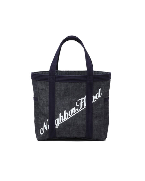NEIGHBORHOOD-DENIM TOTE BAG-INDIGO-252TQNH-CG02