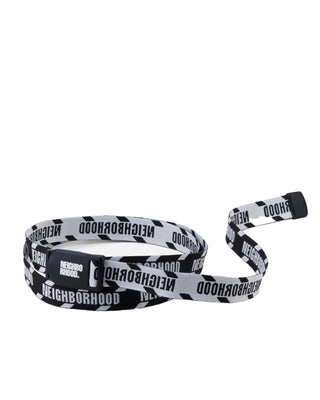 NEIGHBORHOOD-JACQUARD BELT- WHITE-231MYNH-AC01