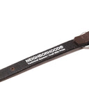 NEIGHBORHOOD-LEATHER DOG COLLAR NARROW-BROWN-252PKNH-AC05