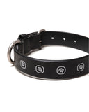 NEIGHBORHOOD-LEATHER DOG COLLAR WIDE-BLACK-252PKNH-AC06