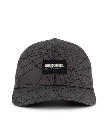 NEIGHBORHOOD-SPIDERWEB CAP GREY-231YGNH-HT03