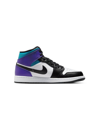 NIKE - AIR JORDAN 1 MID WHITE / BLACK -BRIGHT CONCORD-TRUE RED - DQ8426-154