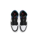 NIKE - AIR JORDAN 1 MID WHITE / BLACK -BRIGHT CONCORD-TRUE RED - DQ8426-154