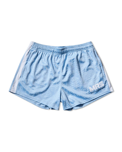 NIKE-MARTINE ROSE FOOTBALL SHORTS PSYCHIC BLUE-HM9025-422