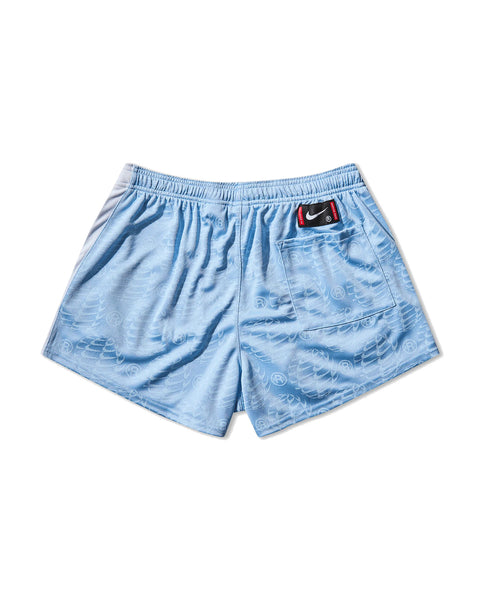 NIKE-MARTINE ROSE FOOTBALL SHORTS PSYCHIC BLUE-HM9025-422