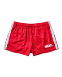 NIKE-MARTINE ROSE FOOTBALL SHORTS UNIVERSITY RED-HM9025-657