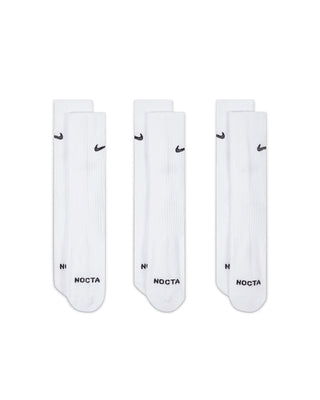 NIKE-NOCTA SOCKS-WHITE-DD9240-100