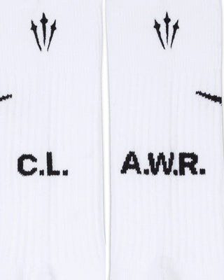 NIKE-NOCTA SOCKS-WHITE-DD9240-100