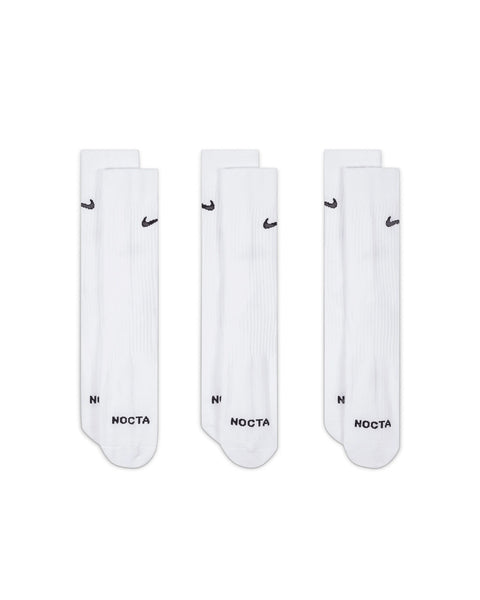 NIKE-NOCTA SOCKS-WHITE-DD9240-100