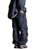 NORBIT-AINU QUILTED PANTS-NAVY-HNPT-2003