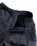 NORBIT-AINU QUILTED PANTS-NAVY-HNPT-2003