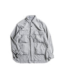 NORBIT-FIELD WORK SHIRT-GRAY-ANSH-001