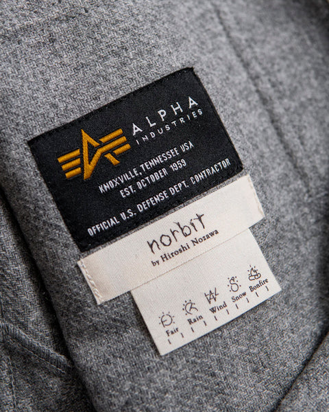 NORBIT-FIELD WORK SHIRT-GRAY-ANSH-001