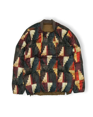 NORBIT-PRINT MIDDLE LAYER DOWN JACKET-HNDN-029