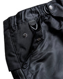 NORBIT-SIDE OPENING PADDING SAMUE PANTS-BLACK-ANPT-001