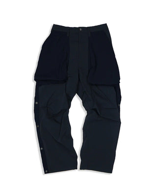 NORBIT-SIDE SNAP PANTS-HNPT068