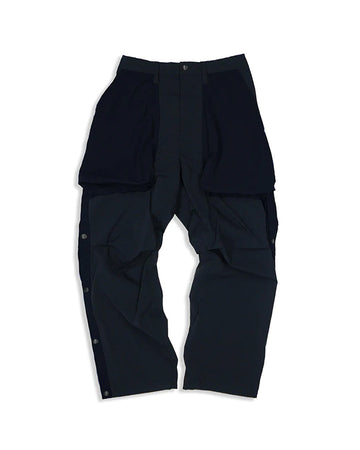 NORBIT-SIDE SNAP PANTS-HNPT068