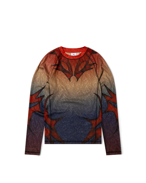 PUMA-ARIES TRIBAL JACQUARD LACE LS TOP-629496-54