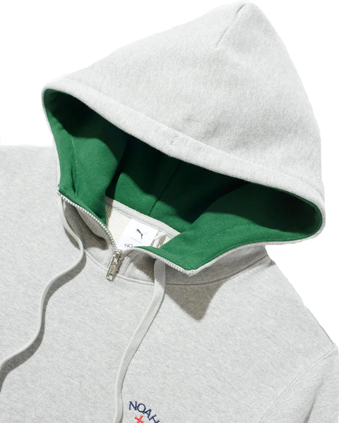 PUMA X NOAH -QUARTER ZIP HOODIE GREY