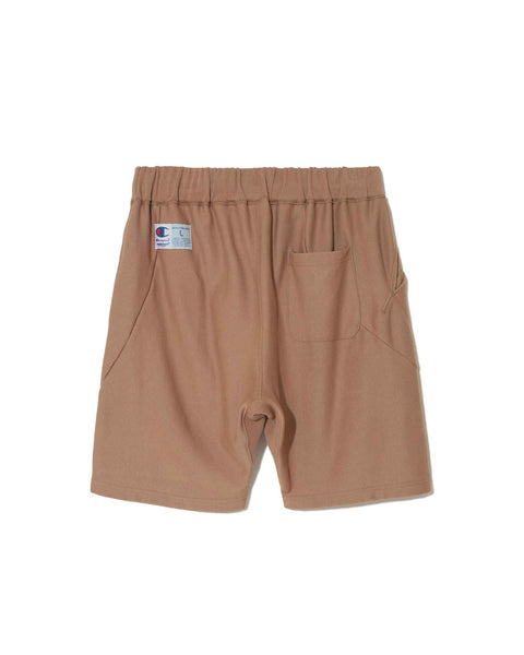 UNDERCOVER-CHAMPION SWEAT SHORTS-BEIGE-UC1F4502