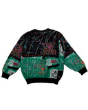 WACKO MARIA-JEAN MICHEL BASQUIAT CARDIGAN TYPE 2 - BASQUIAT-WM-KN10
