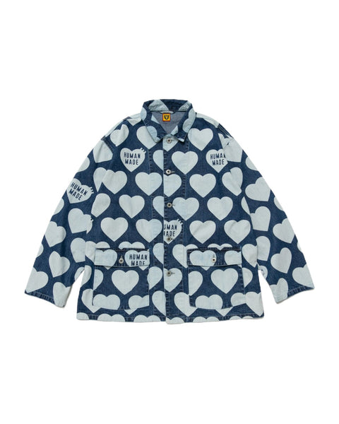 HUMAN MADE - COVERALL DENIM JACKET - HM25JK024