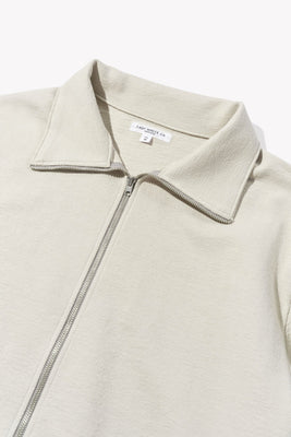 LADY WHITE - TEXTURED FULL ZIP - NATURAL LW1450TEX-NAT