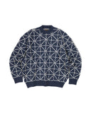 KAPITAL - 5G WOOL DOJO SASHIKO  SWEATER K2210KN059