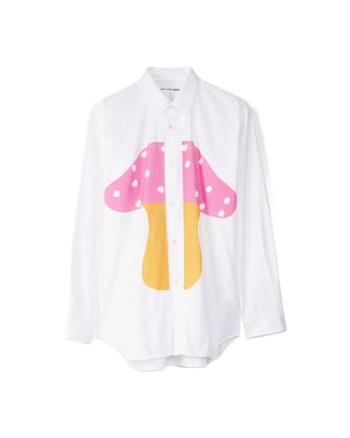 CDG SHIRT - BRETT WESTFALL MUSHROOM WOVEN SHIRT - FK-B012-S23