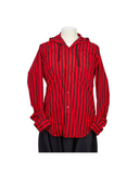 CDG SHIRT - STRIPES / RED