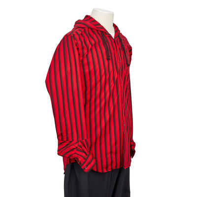 CDG SHIRT - STRIPES / RED