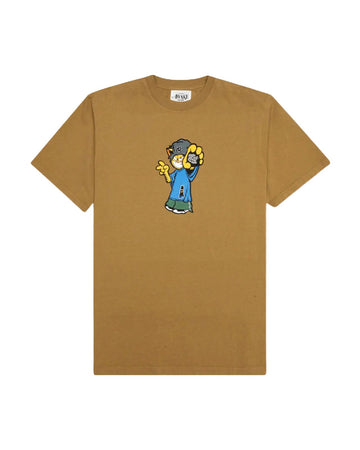 AWAKE NY LIL SHORTY SHORT SLEEVE TEE - MOCHA