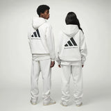 ADIDAS -  ADIDAS BASKETBALL SWEATPANTS WHITE - IA3430
