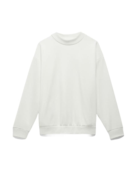 ADIDAS -  BASKETBALL CREW SWEATSHIRT WHITE - IA3436