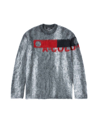 A COLD WALL - SPRAYED JACQUARD KNIT - IRON GREY - ACWMK076