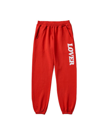 BIANCA CHANDON - LOVER 10TH ANNIVERSARY SWEATPANTS - RED