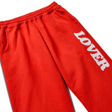 BIANCA CHANDON - LOVER 10TH ANNIVERSARY SWEATPANTS - RED