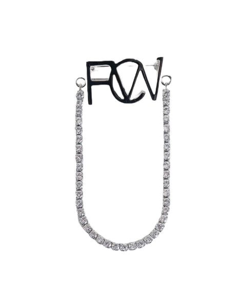 FENG CHEN WANG - DIAMOND CHAIN BROOCH