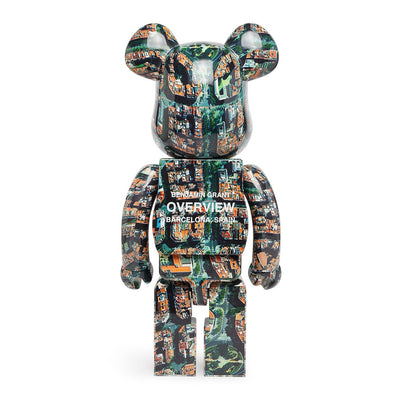 MEDICOM TOY - BEARBRICK OVERVIEW BARCELONA BENJAMIN GRANT  2 1000%